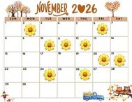 ～11월의 예정～
